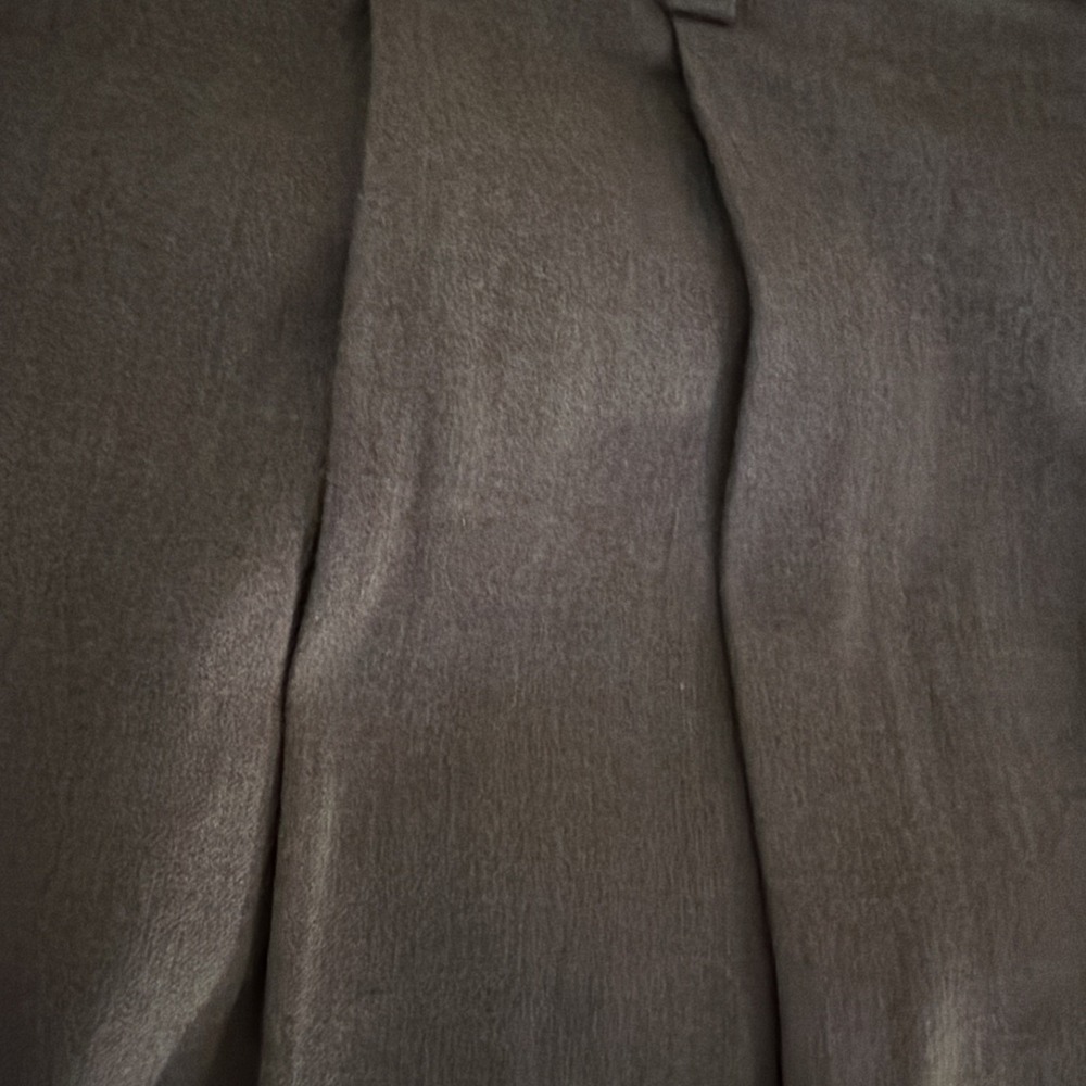 Savane Select Edition Men's 38x32 Dress Pants Gray Pleated Front Rayon Blend - Picture 3 of 9